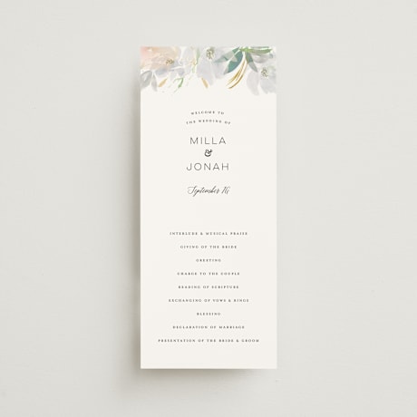 Wedding Programs