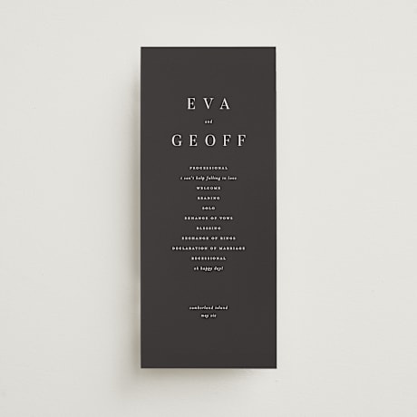 Wedding Programs
