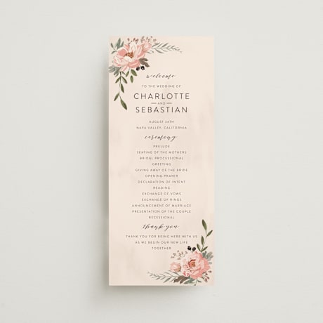 Wedding Programs