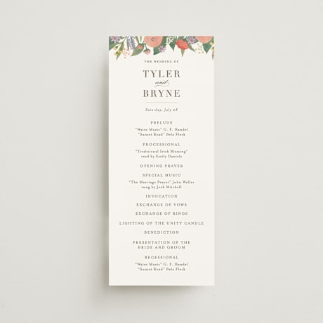 Wedding Programs