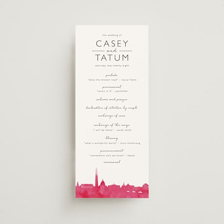 Wedding Programs