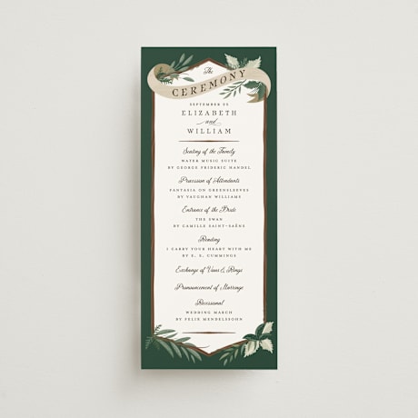 Wedding Programs