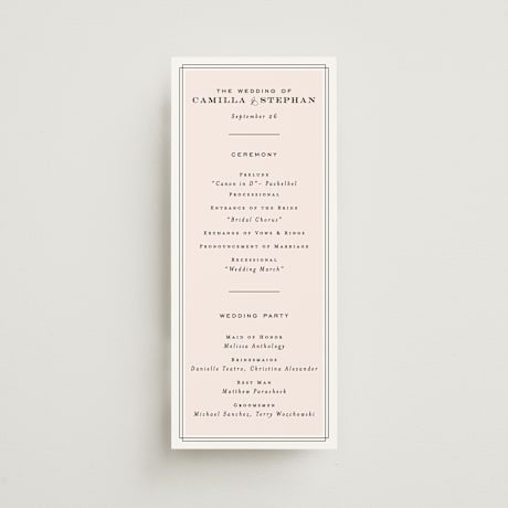 Wedding Programs