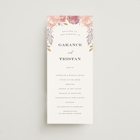 Wedding Programs
