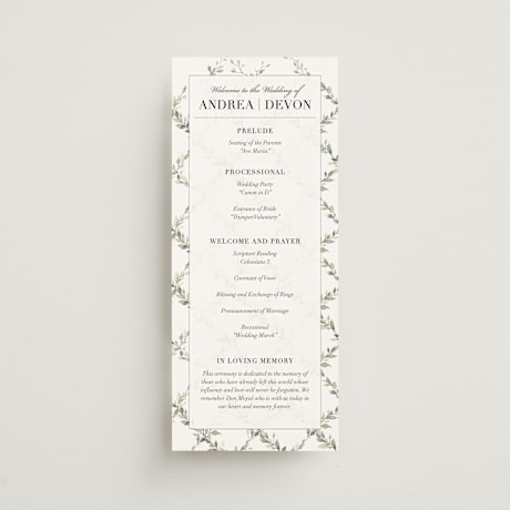 Wedding Programs