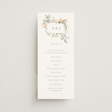 Wedding Programs