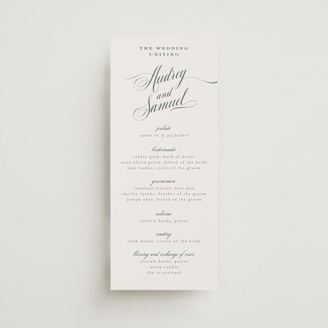Wedding Programs
