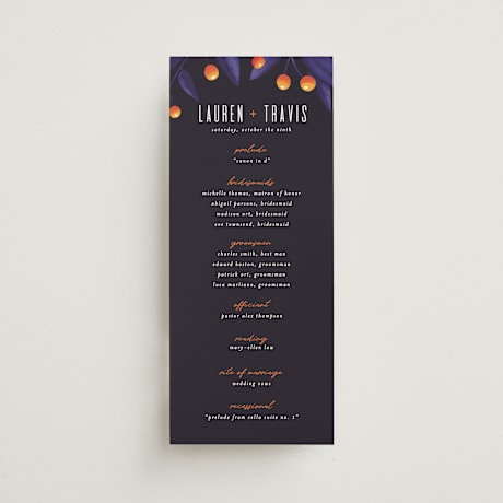 Wedding Programs