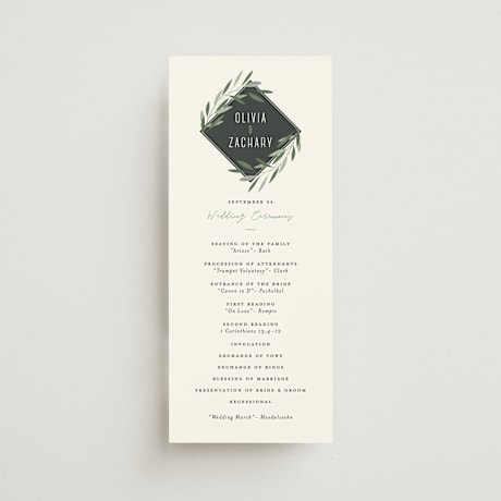 Wedding Programs