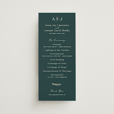 Wedding Programs