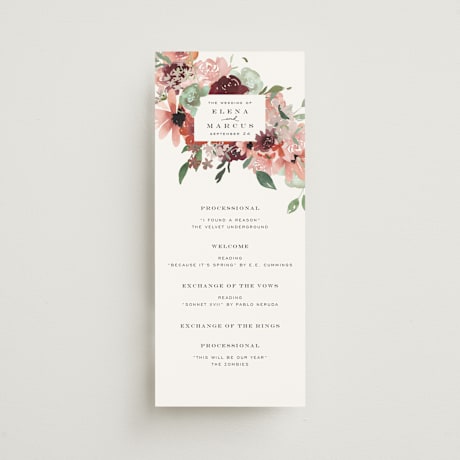Wedding Programs