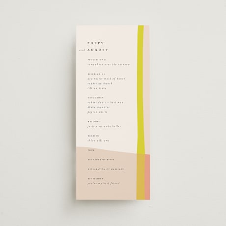 Wedding Programs
