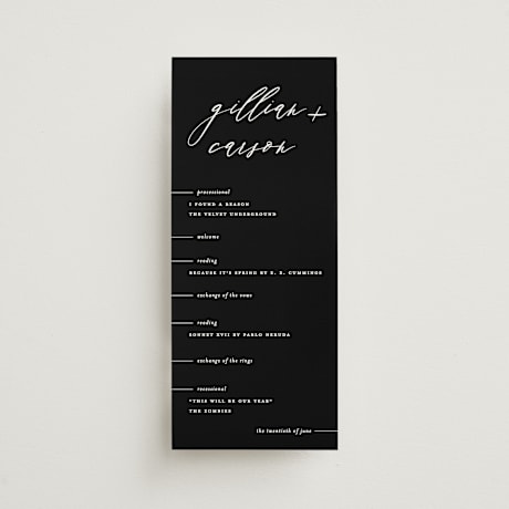 Wedding Programs