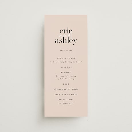 Wedding Programs