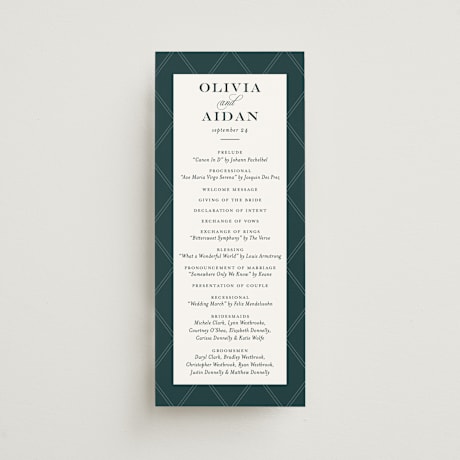 Wedding Programs