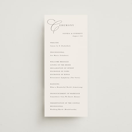 Wedding Programs