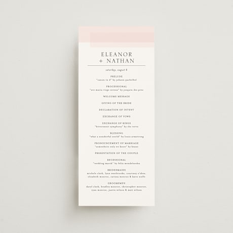 Wedding Programs