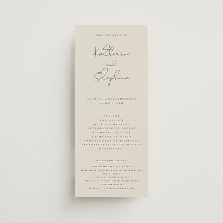 Wedding Programs