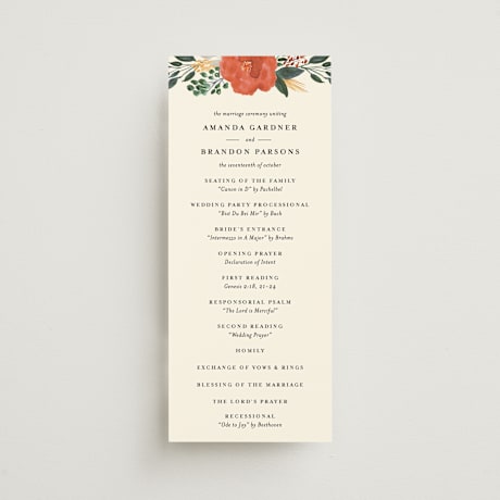 Wedding Programs