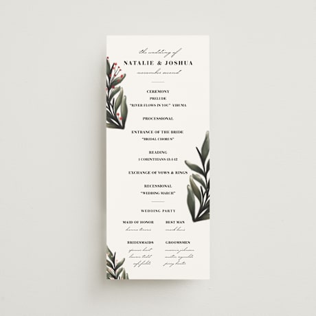 Wedding Programs