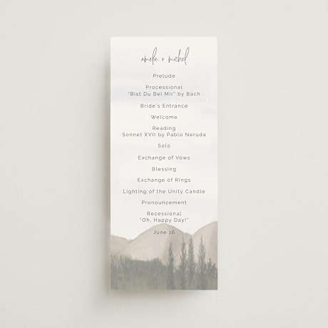 Wedding Programs