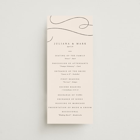 Wedding Programs