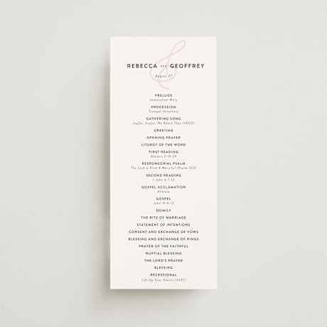 Wedding Programs