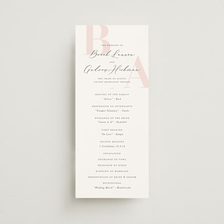 Wedding Programs