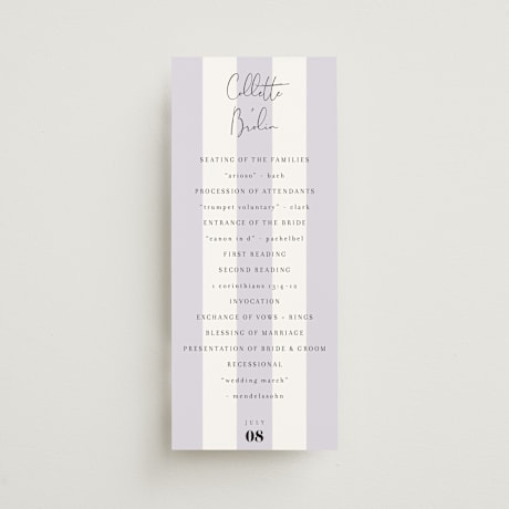 Wedding Programs