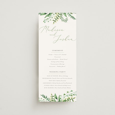 Wedding Programs