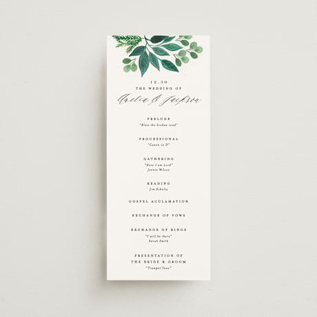 Wedding Programs