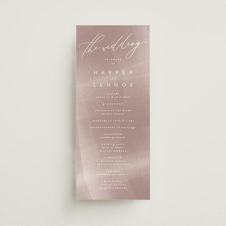 Wedding Programs