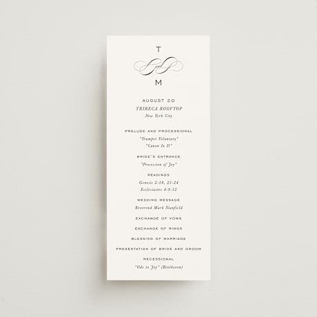 Wedding Programs