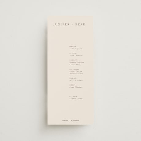 Wedding Programs