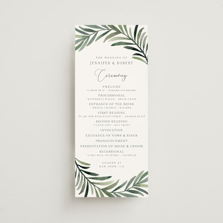 Wedding Programs