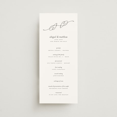 Wedding Programs