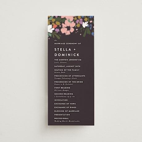 Wedding Programs