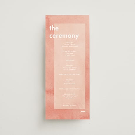 Wedding Programs