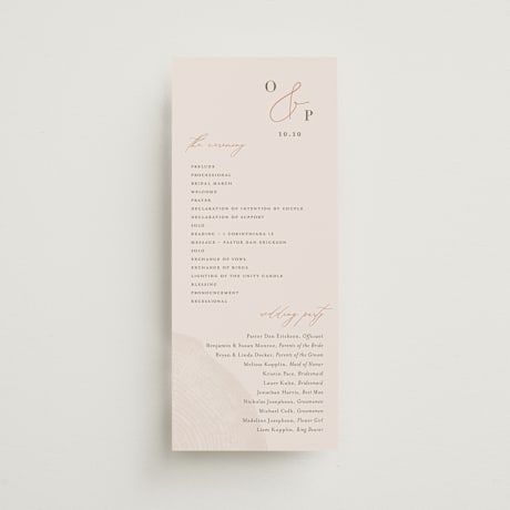Wedding Programs