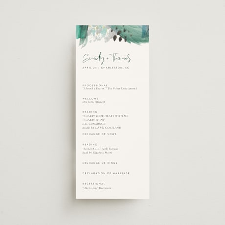 Wedding Programs