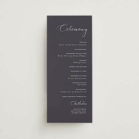 Wedding Programs