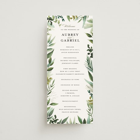 Wedding Programs