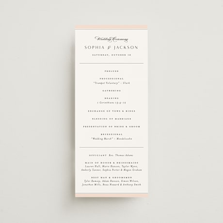 Wedding Programs