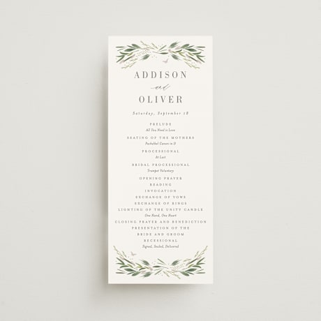 Wedding Programs
