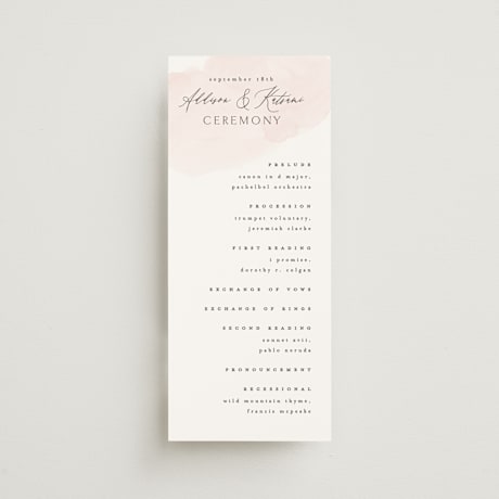Wedding Programs
