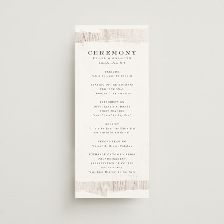 Wedding Programs