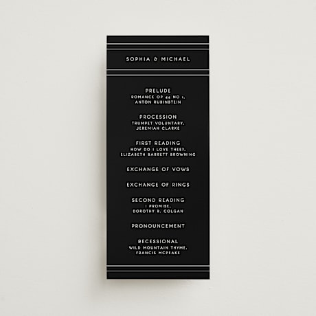 Wedding Programs