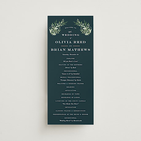 Wedding Programs