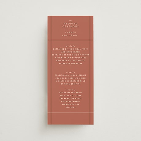 Wedding Programs