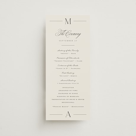 Wedding Programs